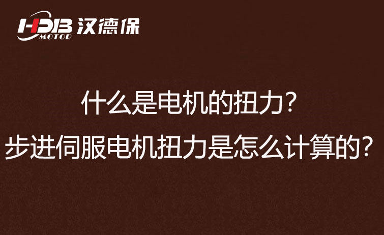 什么是電機的扭力？步進伺服電機扭力是怎么計算的？